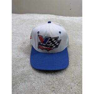 Vintage Nascar Valvoline Racing #6 Mark Martin Snapback Hat Cap White Blue USA
